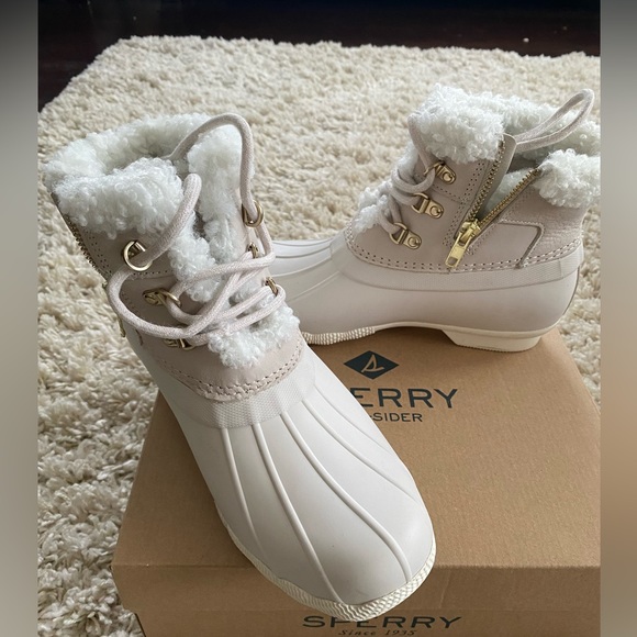 Sperry - Women's Saltwater Alpine Boots White - Picture 3 of 7